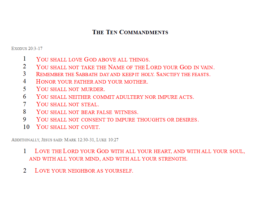 The Ten Commandments - Catholic remix thumbnail